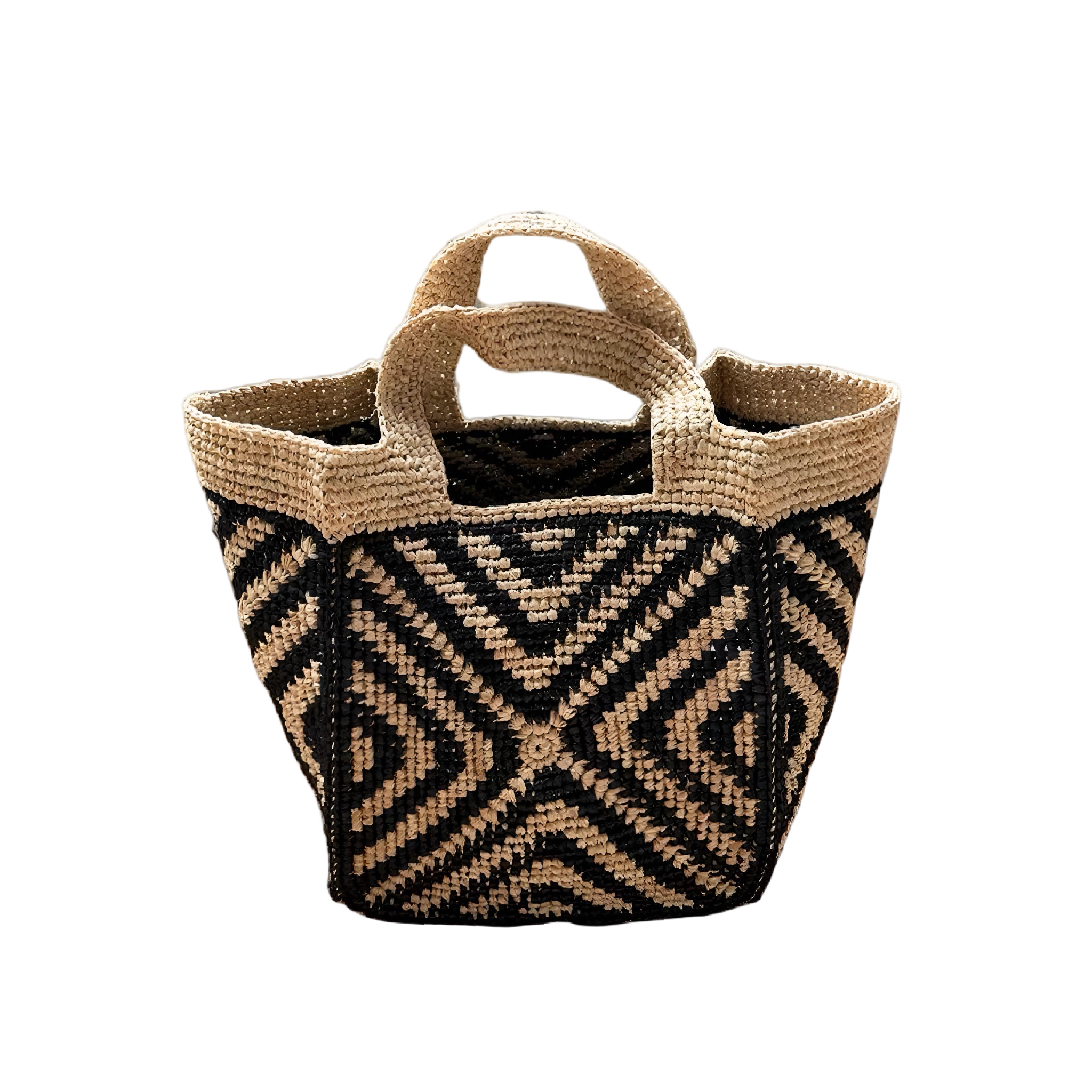 Black & White Geometry Mini Tote