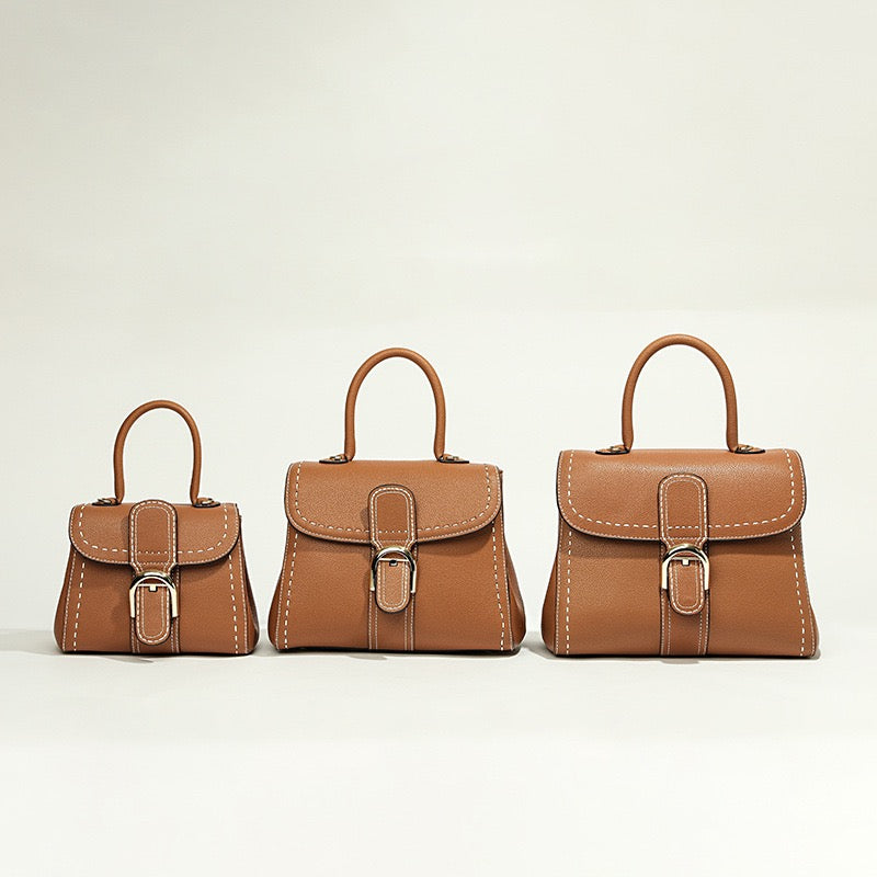 Stitch Elegance Satchel