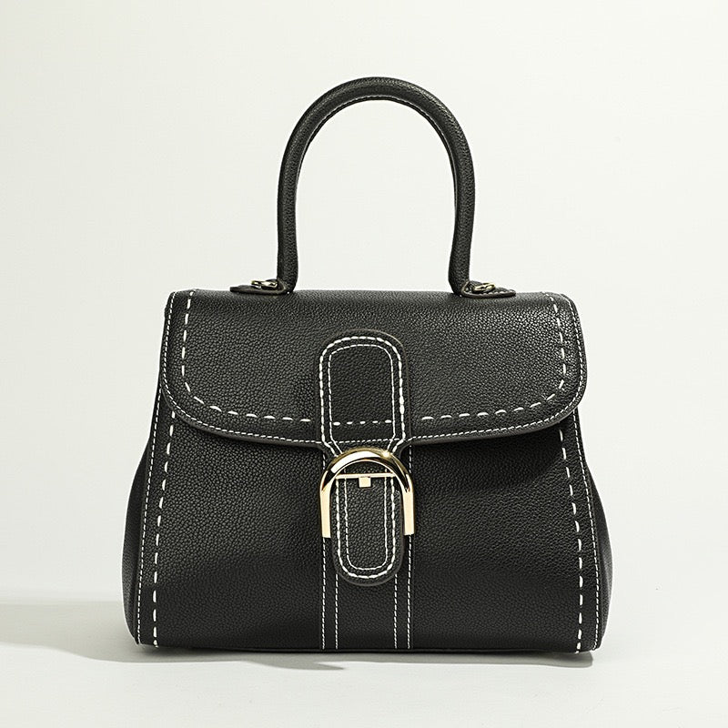 Stitch Elegance Satchel