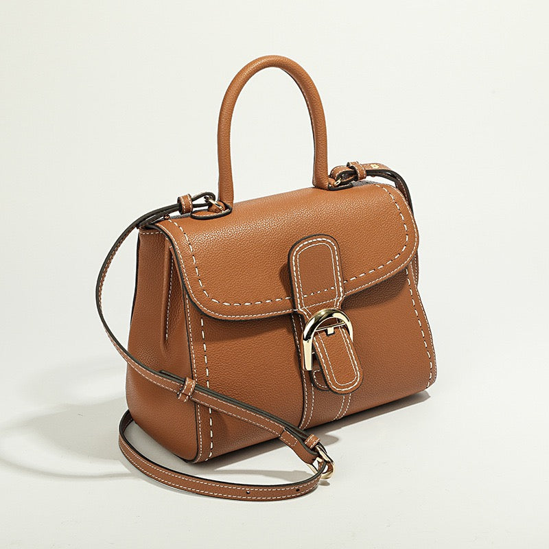 Stitch Elegance Satchel