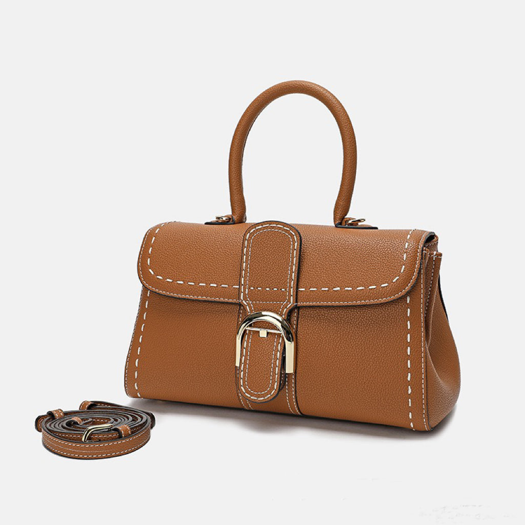 Stitch Elegance Satchel