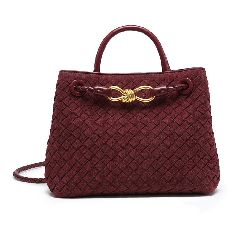Woven Charm Satchel