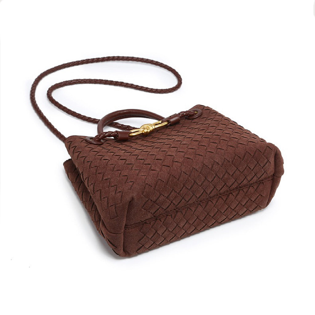 Woven Charm Satchel