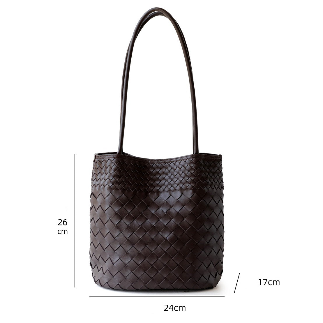Mira Woven Bucket Bag
