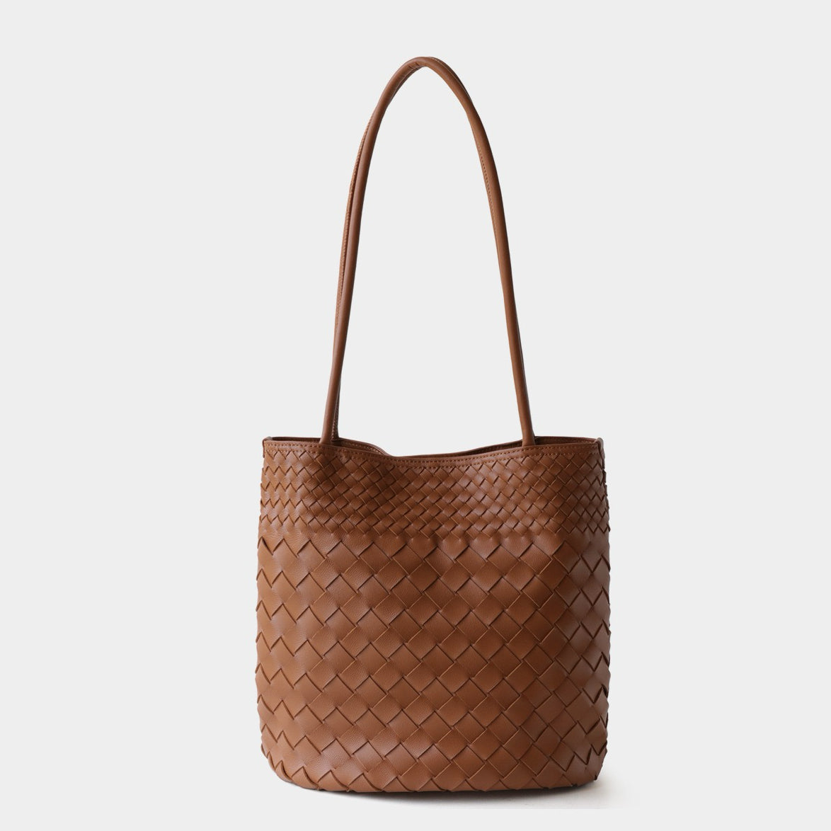 Mira Woven Bucket Bag