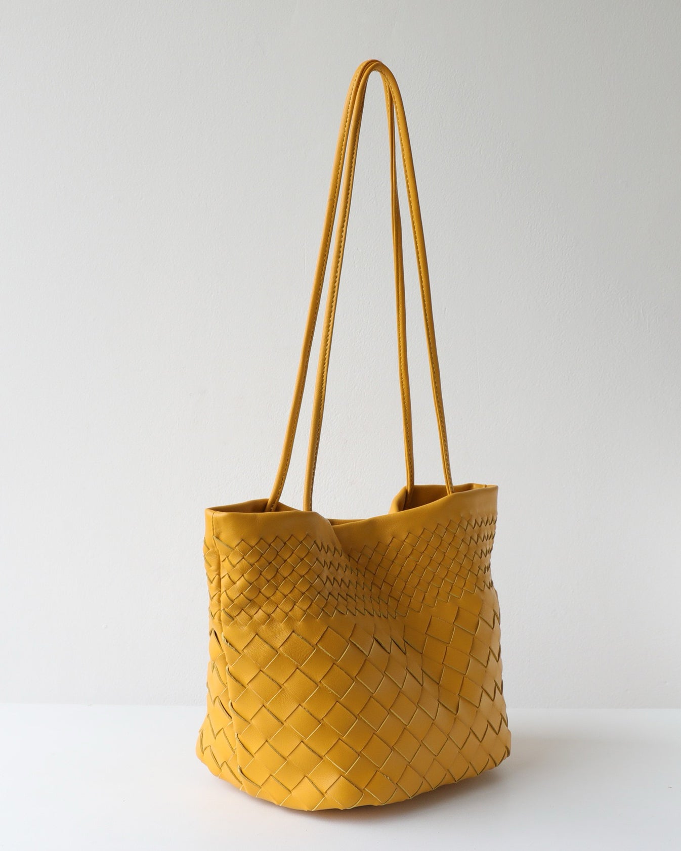 Mira Woven Bucket Bag