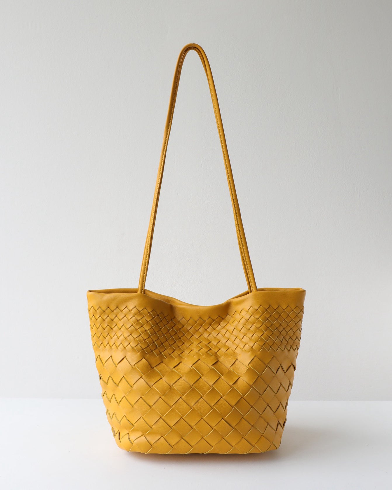 Mira Woven Bucket Bag