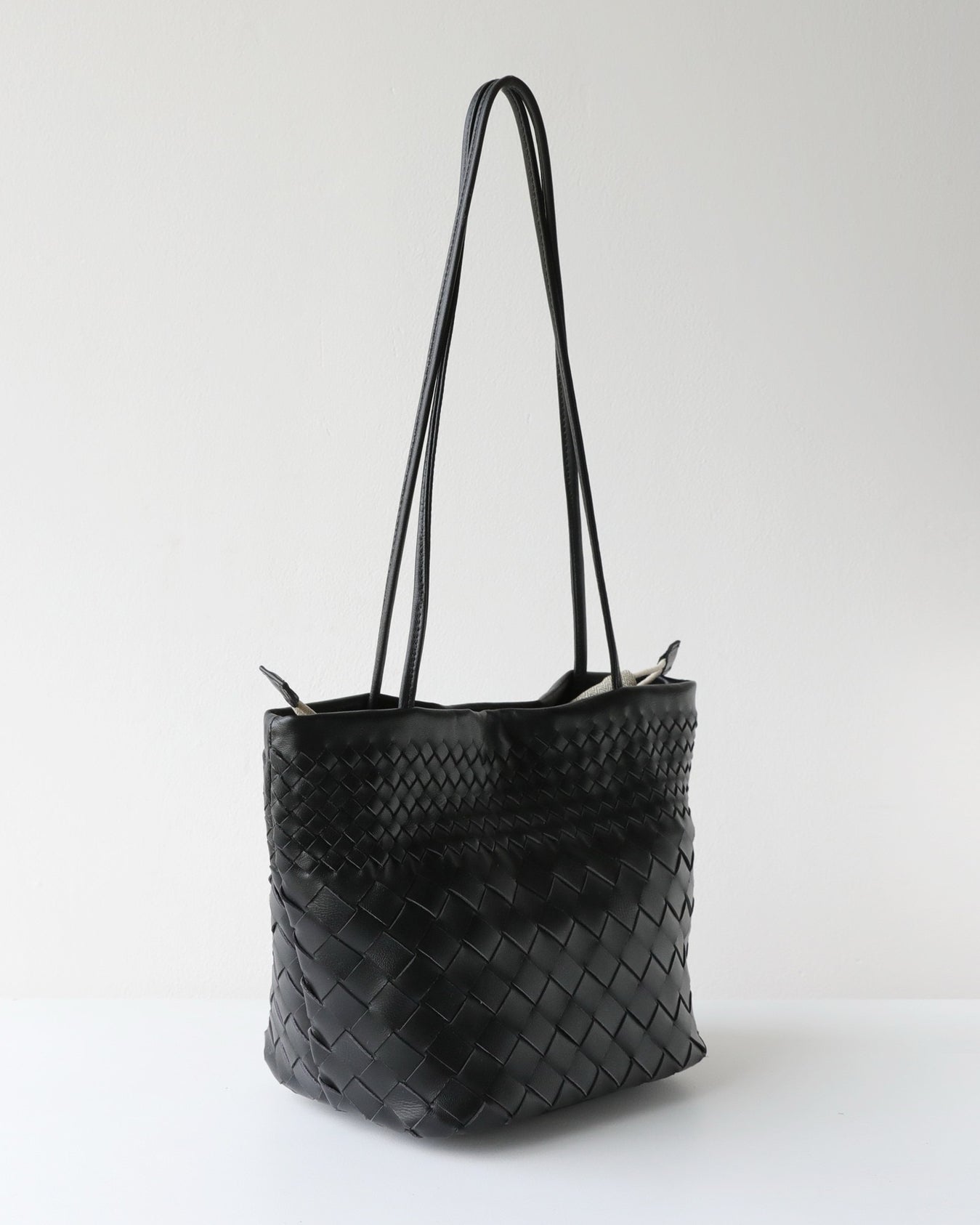 Mira Woven Bucket Bag