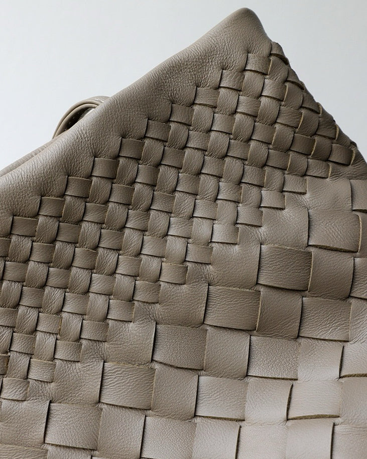 Mira Woven Bucket Bag