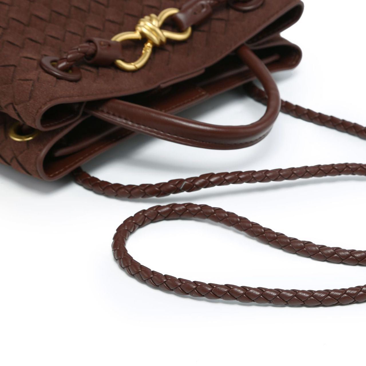 Woven Charm Satchel
