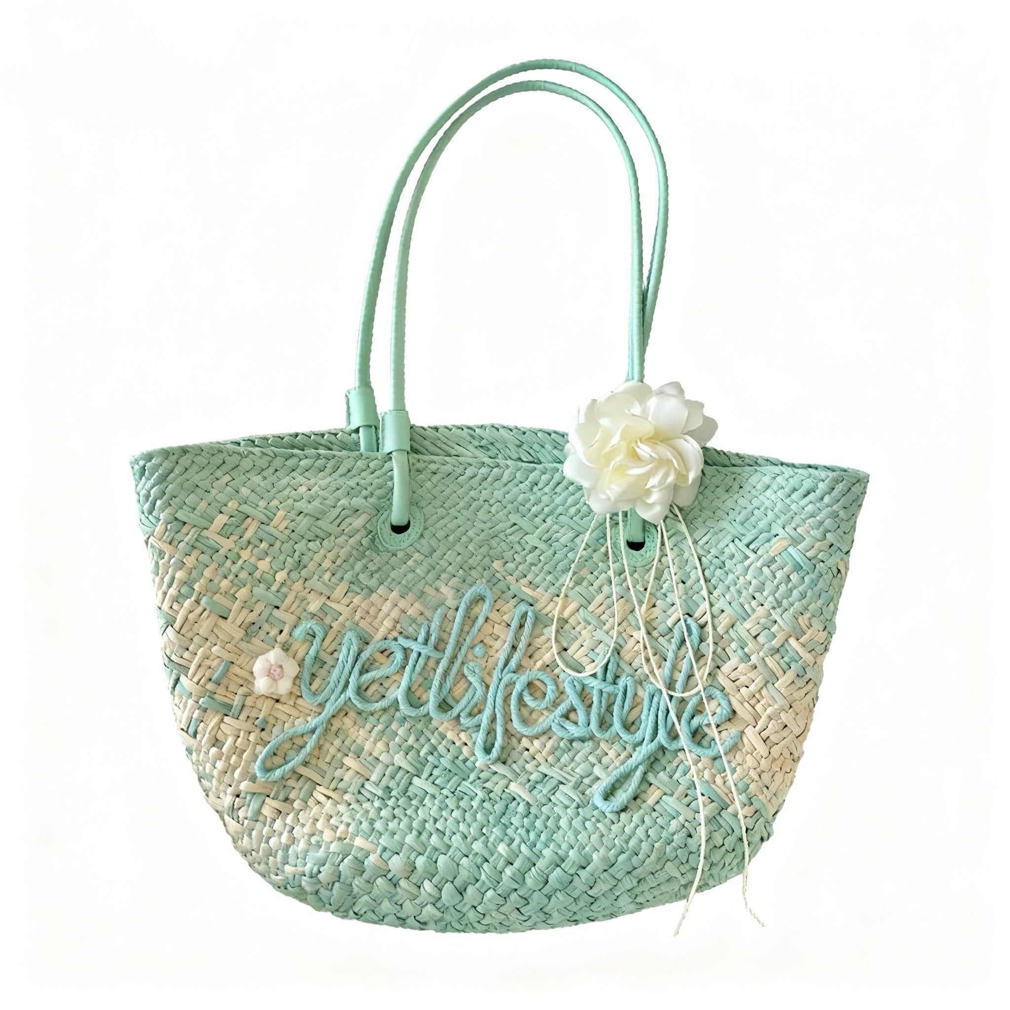 Handwoven Mint Mambo Bag