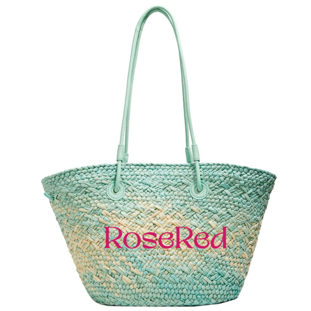Handwoven Mint Mambo Bag