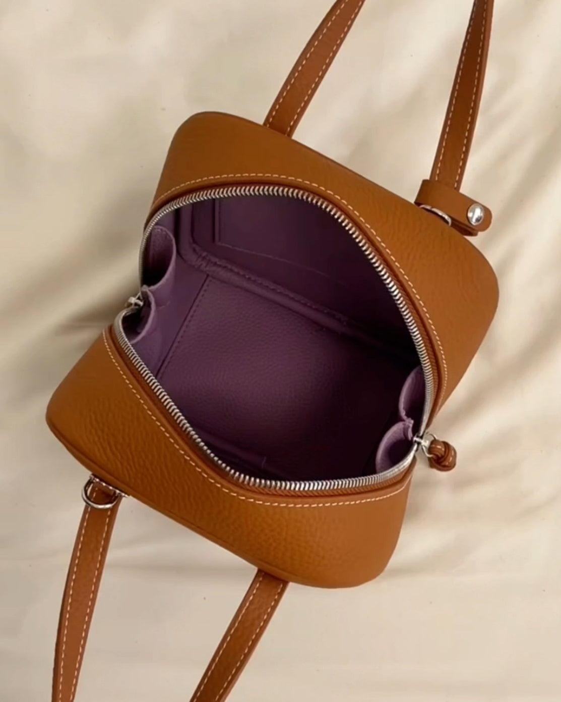 Structured Mini Boston Bag for Women | Pop-Lined Toast Bag