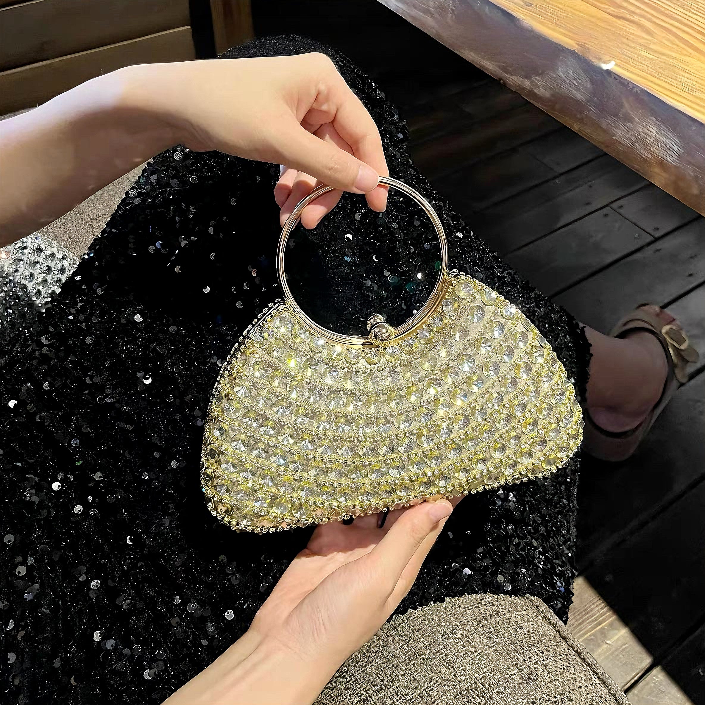 Shell Clutch Bag