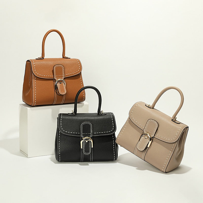 Stitch Elegance Satchel