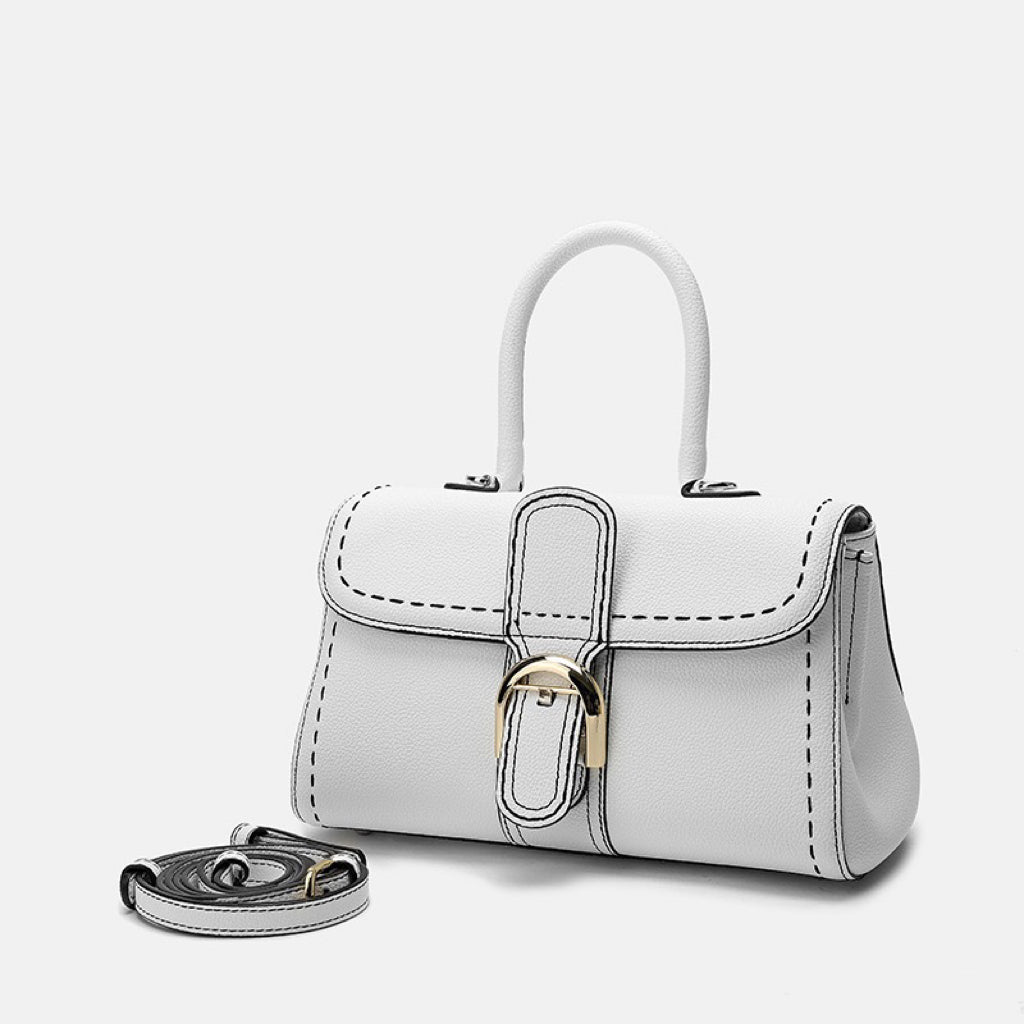 Stitch Elegance Satchel
