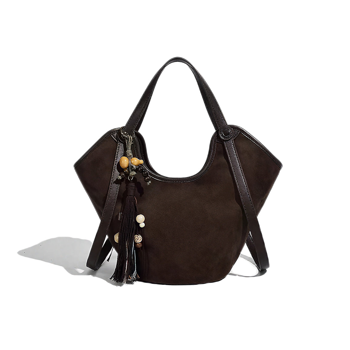 VintageSuede Crescent Bag