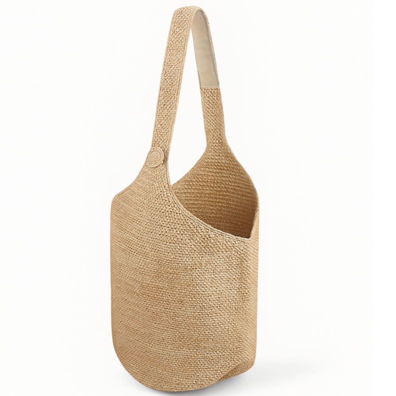 Handmade Raffia Bucket Bag