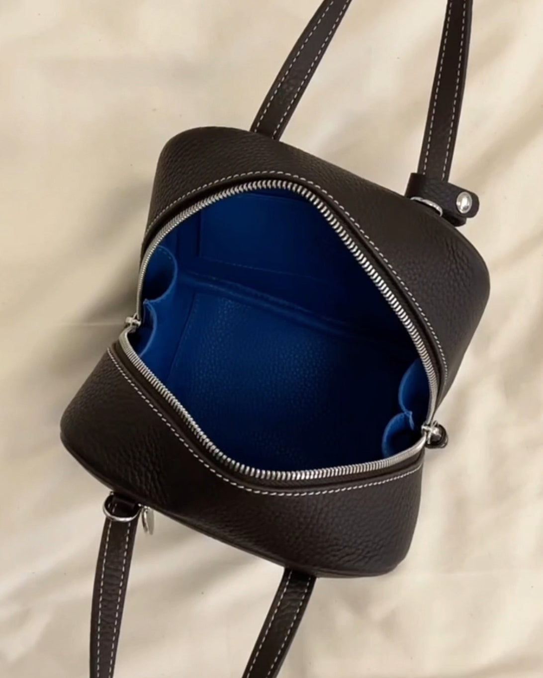 Structured Mini Boston Bag for Women | Pop-Lined Toast Bag