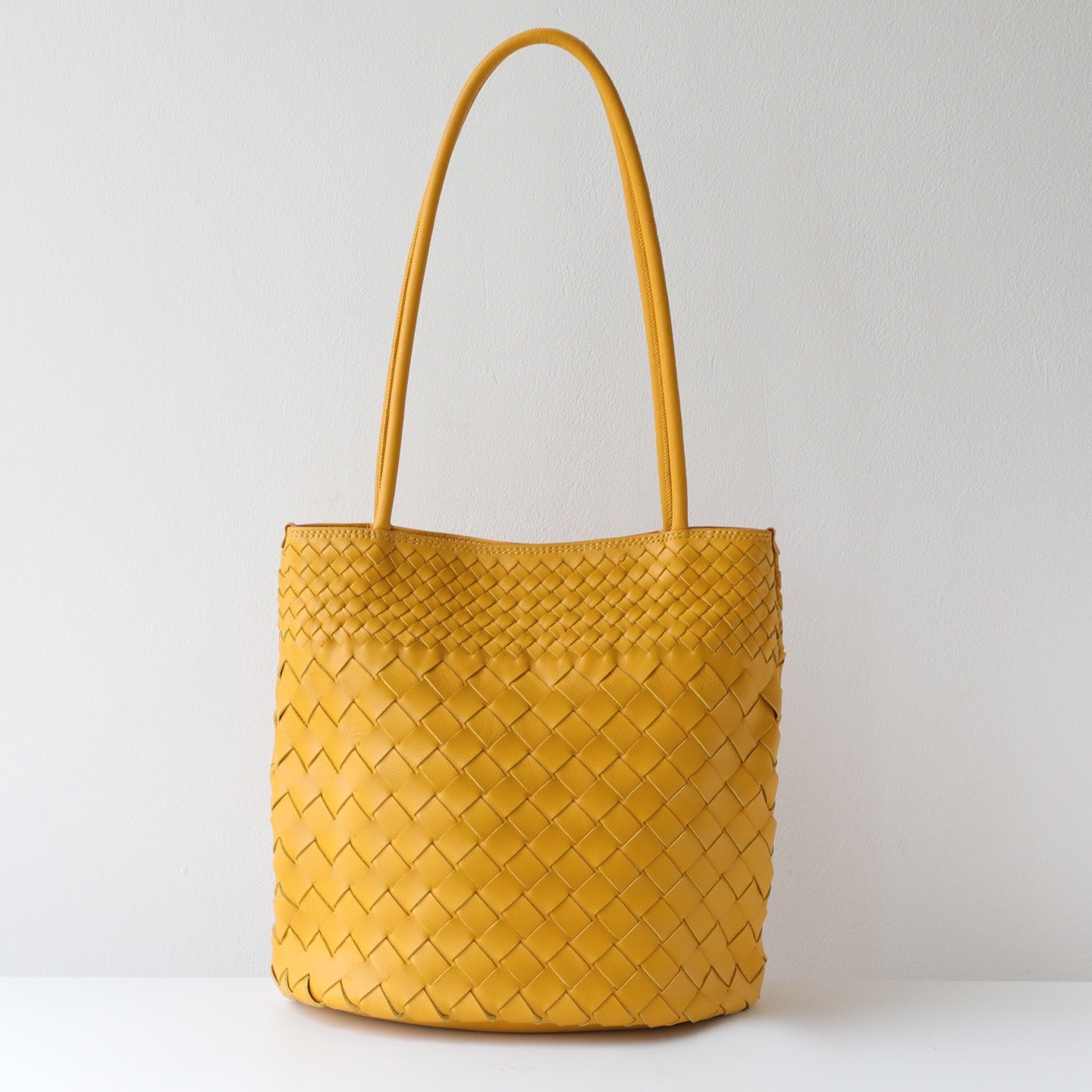 Mira Woven Bucket Bag