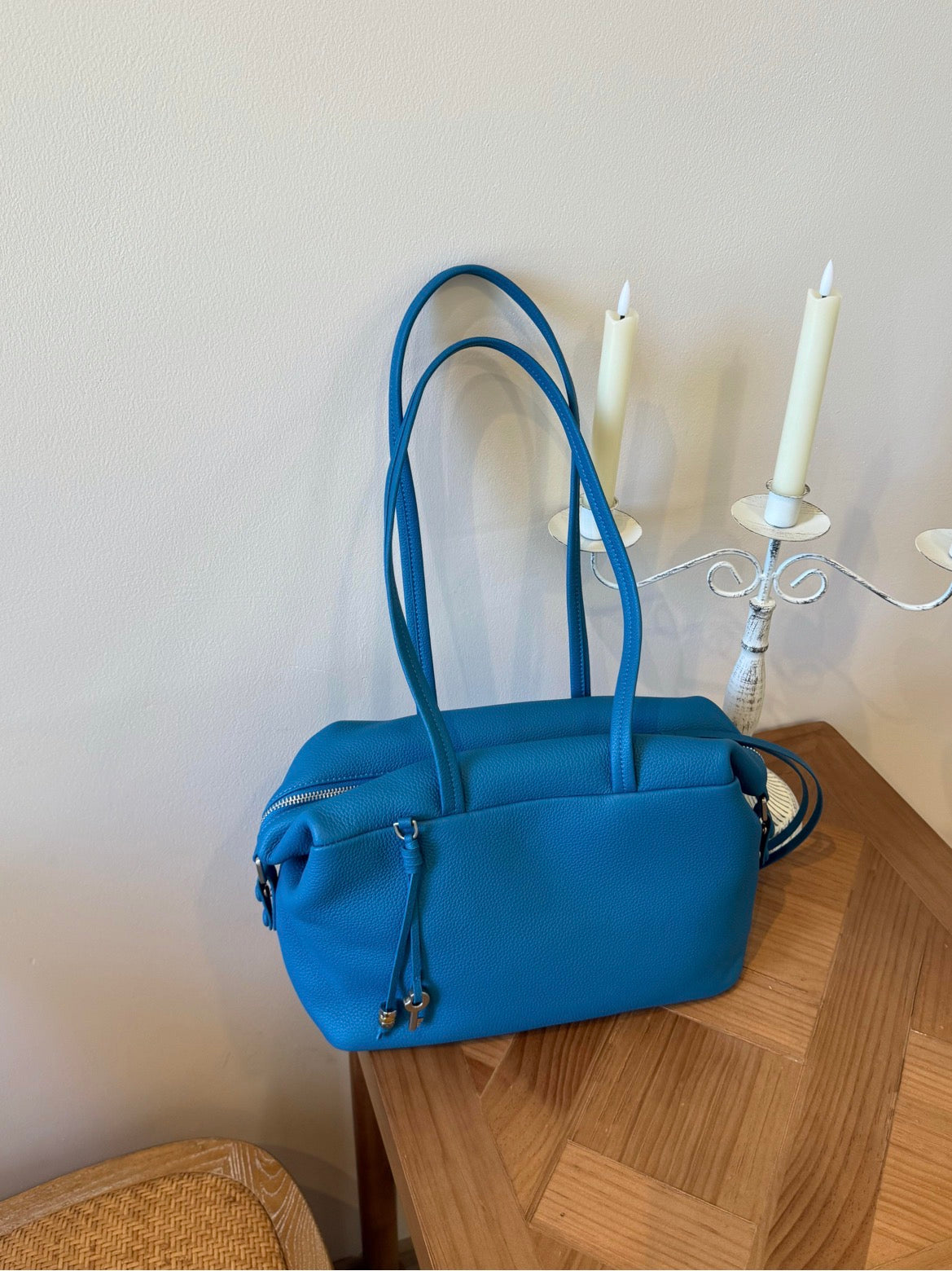 Convertible Leather Boston Bag | Terin Boston Bag