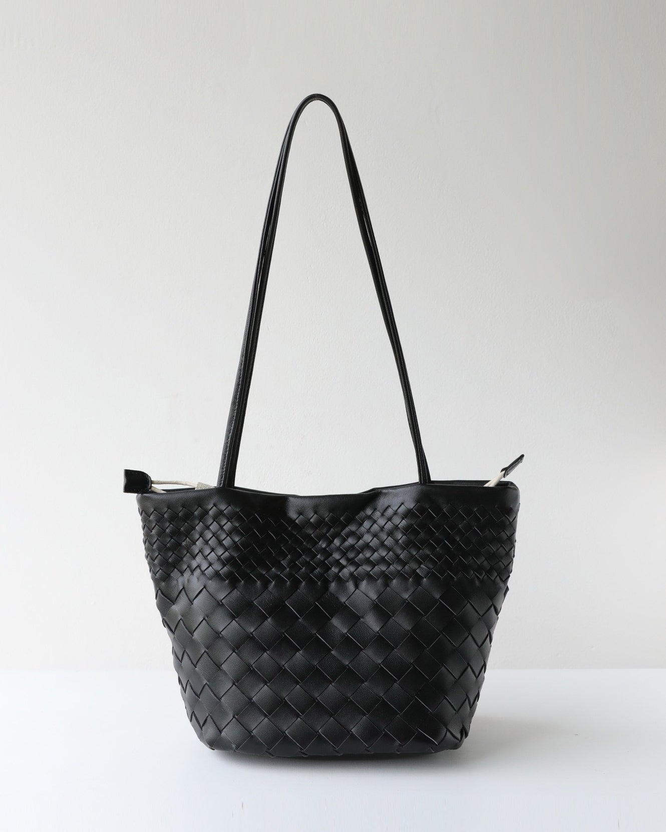 Mira Woven Bucket Bag