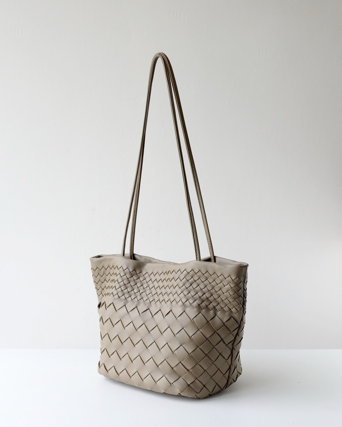Mira Woven Bucket Bag