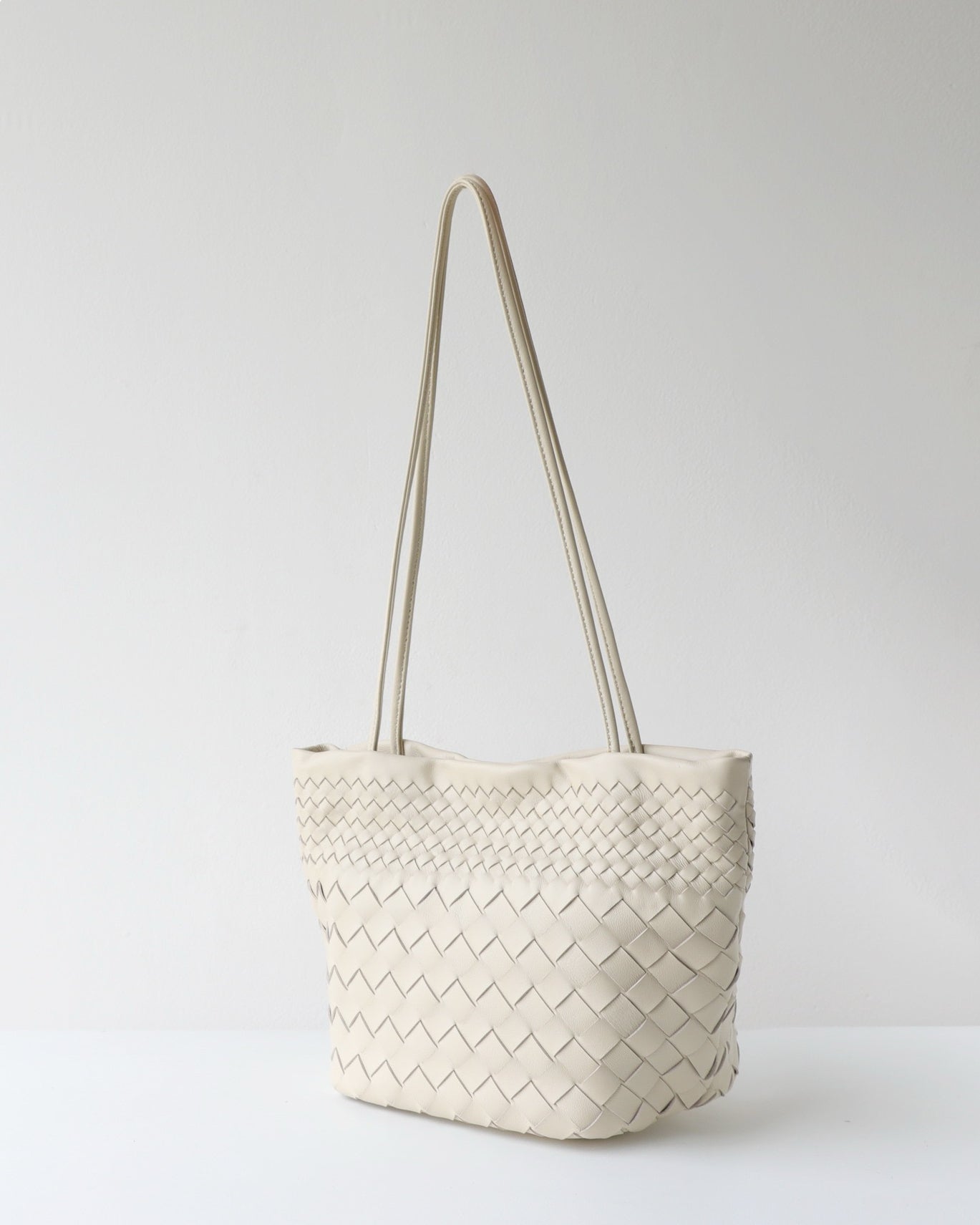Mira Woven Bucket Bag