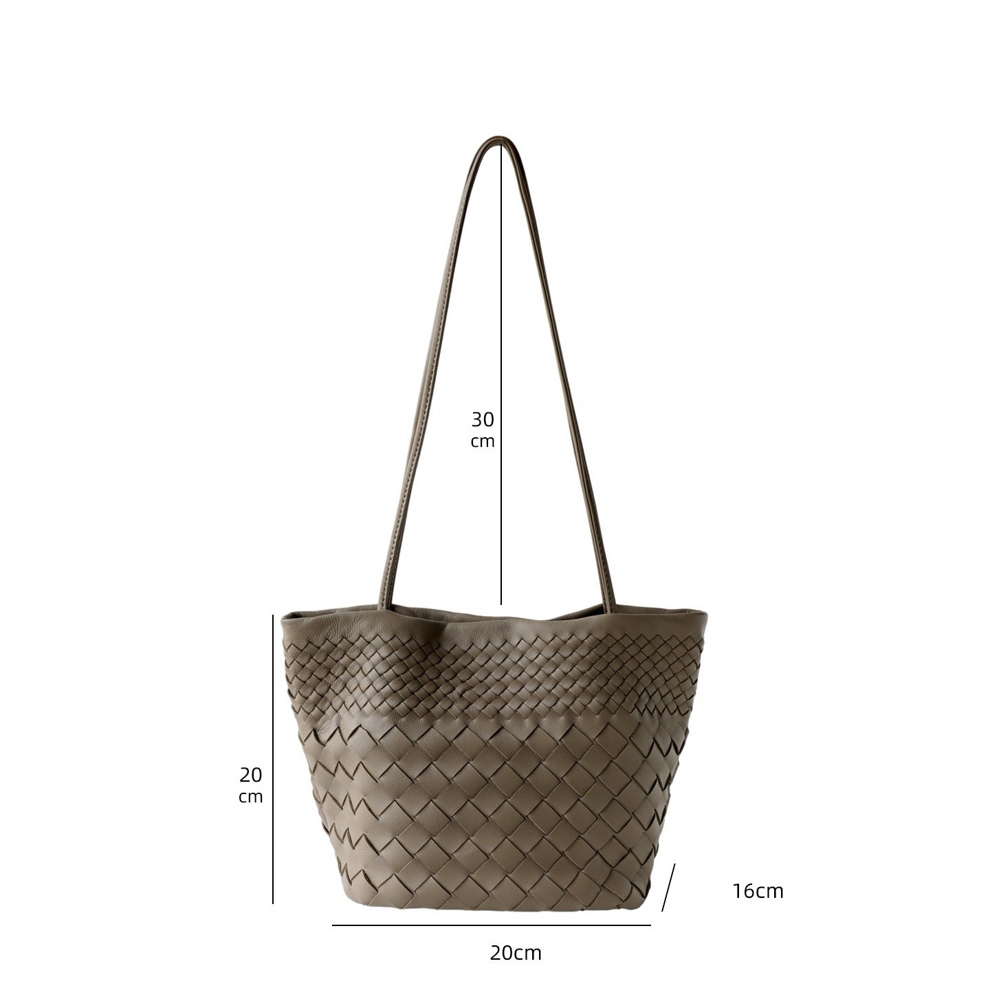 Mira Woven Bucket Bag