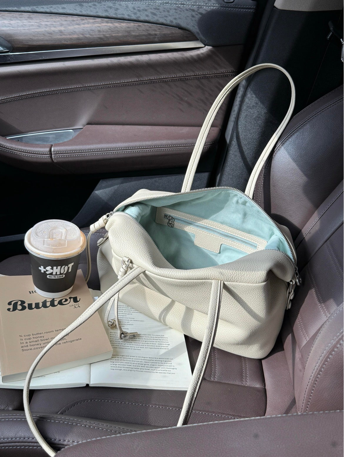 Convertible Leather Boston Bag | Terin Boston Bag