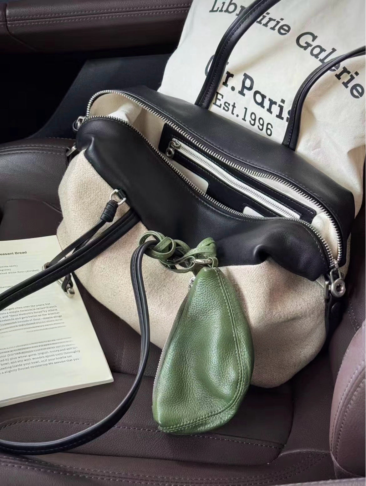 Convertible Leather Boston Bag | Terin Boston Bag