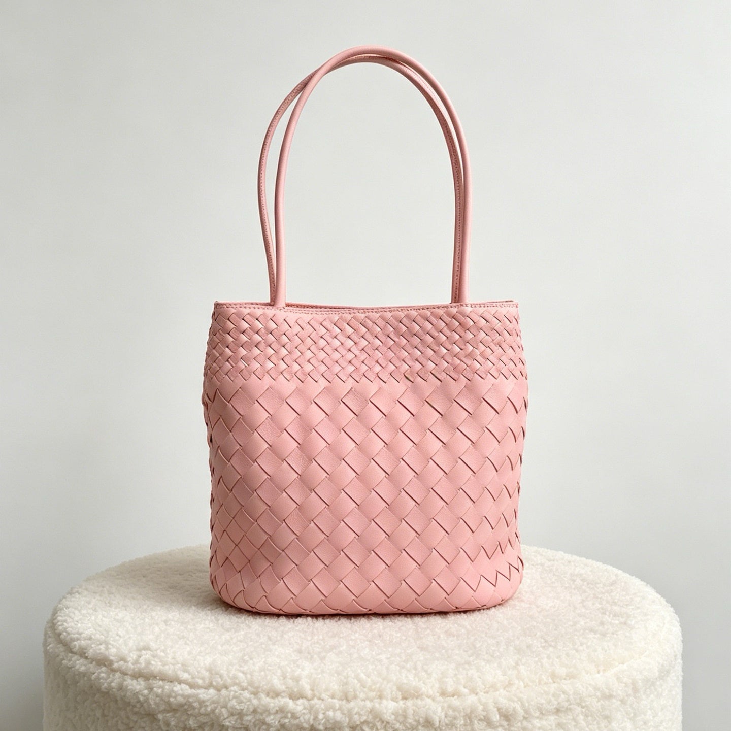 Mira Woven Bucket Bag