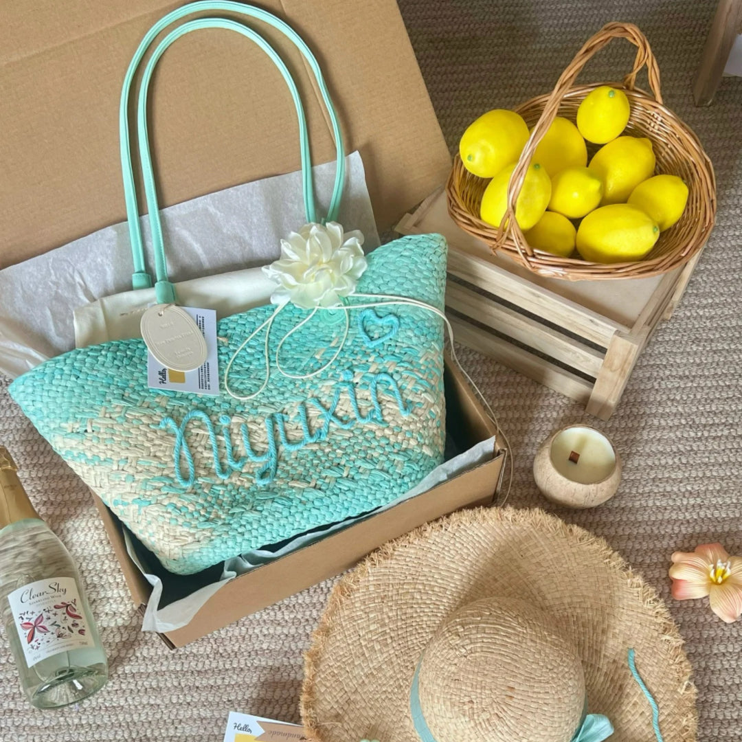 Handwoven Mint Mambo Bag