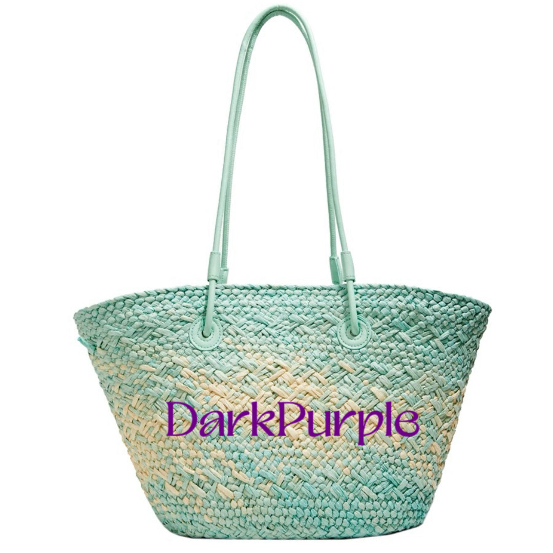 Handwoven Mint Mambo Bag