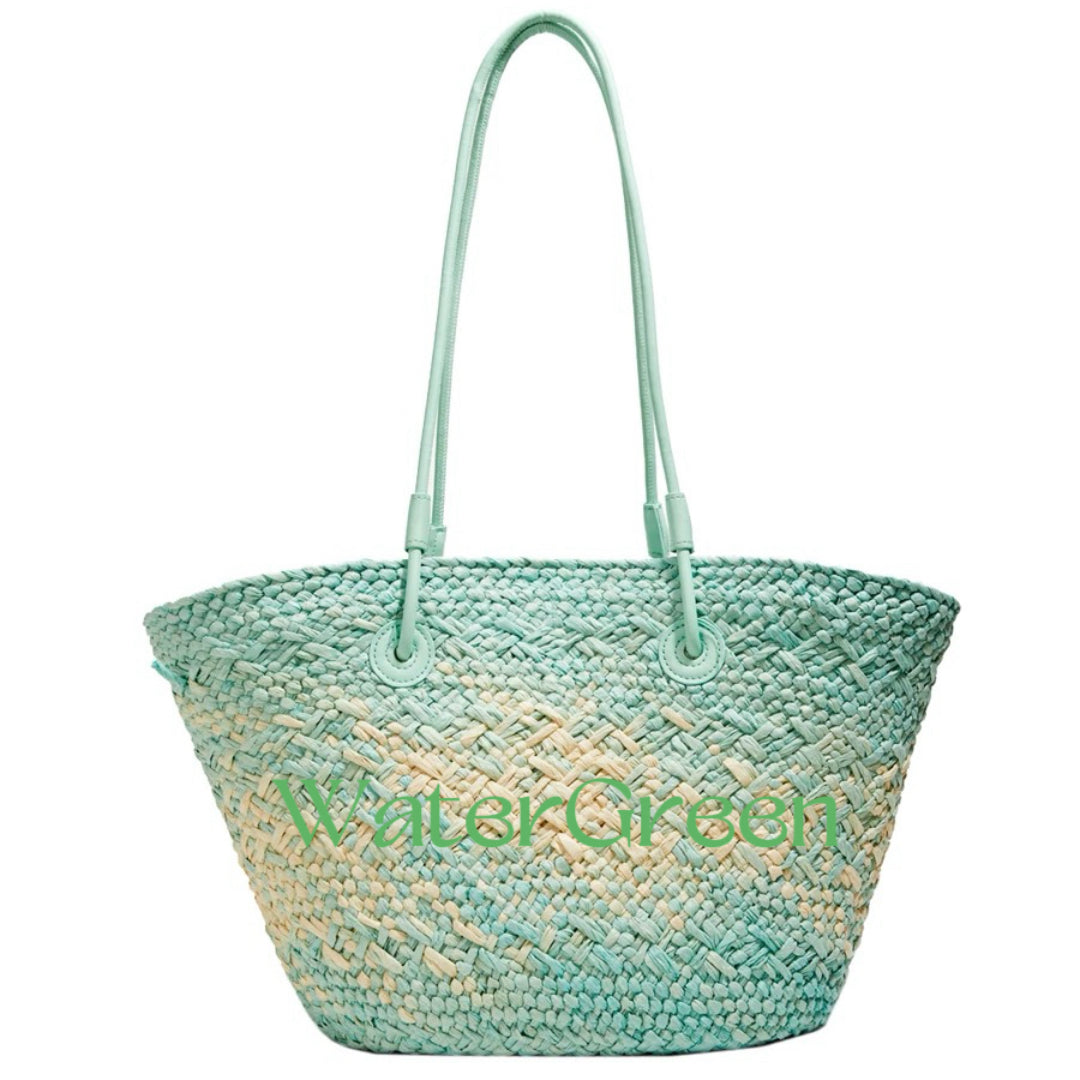 Handwoven Mint Mambo Bag