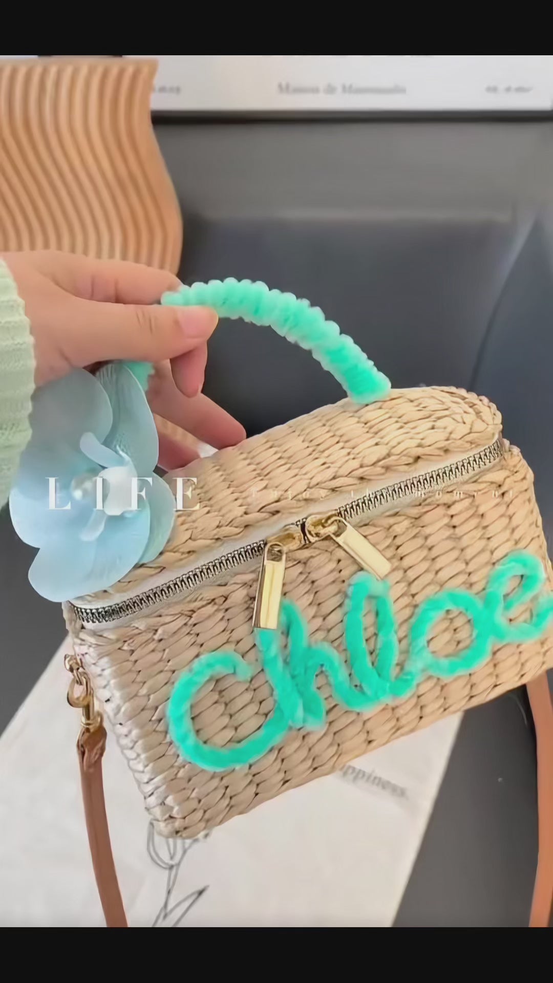 Zipper Box Bag